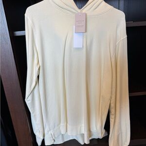 Cream Hooded Sweatshirt